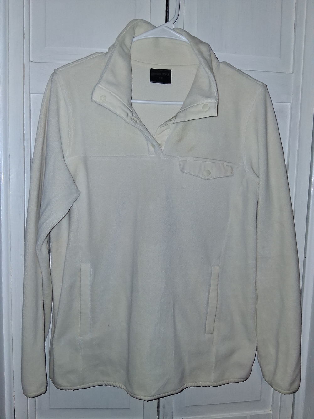 32 Degrees Heat Cream Pullover Fleece Tunic
